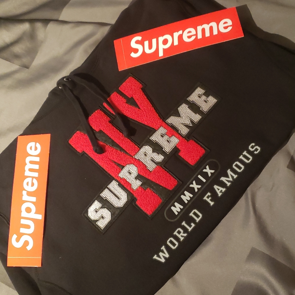 NWT SUPREME NY LARGE HOODIE